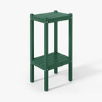 WestinTrends Malibu 36" Outdoor Adirondack HDPE 2-Tier Patio Side Table - Image 10