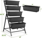 SEJOV 4FT Vertical Raised Garden Bed, 5 Tiers Elevated Planter Box - Image 8
