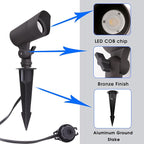 LED Landscape Lights with Connectors, 12V Low Voltage, Warm White 3000k - Image 4