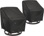 JinHrtoyi Outdoor Chair Covers 2 Pack, 30Wx34Dx38H inches Patio Chair Cover by JinHrtoyiFurnitureCovers