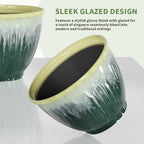 Flower Pots, 8 Inch Plastic Plant Pots - Image 3