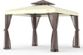 Patio Gazebo Tent Outdoor Canopy Shelter 10'x10' by GOJOOASIS