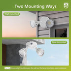 Philips Dusk to Dawn 44W 3500LM LED Security Flood Lights Outdoor, 5000K - Image 6