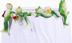 4 PCS Tipsy Frog Statues Pot Hugger Decorations - Image 5