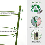 8 Pack Plant Support Tomato Cages - Image 4