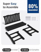 Outdoor Bench Weatherproof, 2-Person Garden Benches - Image 4