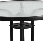 Flash Furniture Bellamy 31.5" Round Indoor/Outdoor Tempered Glass Metal Frame - Image 5