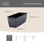 Classic Home and Garden Corinthian Trough Planter 10" Desert Tan - Image 5