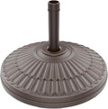 wikiwiki 80 Lbs HDPE Round Patio Umbrella Base, Weighted Umbrella Stands Fits by WikiwikiPatioUmbrellas