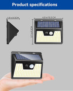 Peasur Solar Lights Outdoor Waterproof, Warm White Motion Sensor Light - Image 8