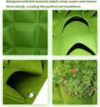 Hanging Planting Grow Bags, 49 Pockets Hanging Vertical Wall Planter Wall - Image 3