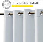 NICETOWN 2 Panels Weighted Blackout Curtains - Image 2