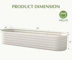 Galvanized Raised Garden Bed, Outdoor Planter Bed, Metal Planter Box - Image 2
