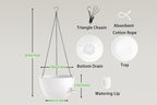 Hanging Planters, Matte Plastic Planters - Image 2