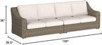 Signature Design by Ashley Beachcroft Outdoor Left & Right Arm Facing Wicker - Image 12