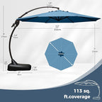 Grand patio 12 FT Sunbrella Cantilever Umbrella - Image 4