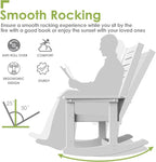 GREENVINES Outdoor Rocking Chair Set | 3-Piece | 2 Rocking Chairs - Image 5