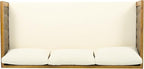 Merax 67.5" Outdoor Patio Daybed 3 Seater Sofa Bed, Acacia Wood Frame - Image 8