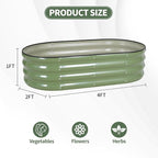 1MORE Galvanized Raised Garden Bed- Planter Garden Boxes Outdoor, Raised Beds - Image 6