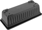 JOIKIT 17 Inches Black Plastic Planter Box, 6 Packs, Good Drainage, Indoor - Image 4