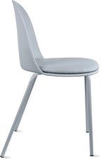2xhome Modern Stackable Armless Dining Chair | Plastic Shell Seat - Image 9
