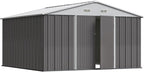 Greesum 10×10FT Outdoor Storage Shed, Metal Patio Storaged Sheds by BuynowfromGreesum