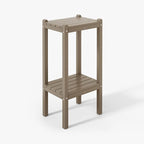 WestinTrends Malibu 36" Outdoor Adirondack HDPE 2-Tier Patio Side Table - Image 10