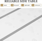 Crestlive Products Aluminum Outdoor Side Table Set of 2 - Image 5
