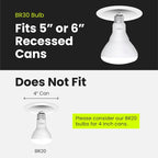 Feit Electric BR30 LED Light Bulb, 100W Equivalent, 1400 Lumens, E26 Standard - Image 9