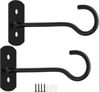 6in Hanging Plant Hooks 2Pack Ceiling Hooks by QualityEfficiency