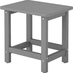 Weatherproof Outdoor Side Table, HDPE Small Outdoor Table by BIVODA