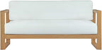 Modway Upland Teak Wood Outdoor Patio Sofa - Image 6