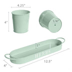 Barnyard Designs Indoor Herb Garden Planter Set - Image 4