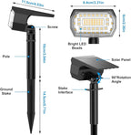 Solar Spot Lights Outdoor, Solar Lights Outdoor IP65 Waterproof, 3 Modes Solar - Image 7