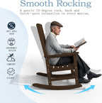 Oversized Rocking Chair Set of 8, Outdoor Rocking Chair - Image 10