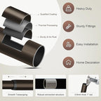 2 Pack Antique Brown Bronze Curtain Rods - Image 7