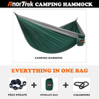 Camping Hammock, Super Lightweight Portable Parachute Hammock - Image 4