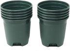 5.5 Inch Gardening Flower Pots 10-Pack Green Pot Liners 0.5 Gallon Nursery Pot - Image 4