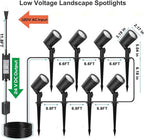 ZYAN 8 Pack Smart Landscape Lights, Color Changing Landscape Spotlights - Image 8