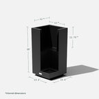 Veradek Block Series Pedestal Planter - Image 3