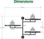 Rotating Window Shelves for Multiple Plants Indoor, 3-tier Metal Corner Black - Image 4