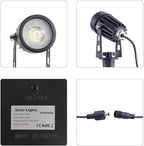 APONUO Metal Solar Spot Lights Outdoor - Image 6
