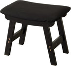 Foot Stool, Bamboo Small Sofa Foot Rest Under Desk, Extra Seating - Image 7