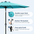 Garvee 9FT Patio Umbrella - Image 4
