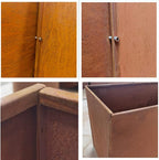 Corten Steel Planter Box Metal Outdoor Planter Large Square Cube Rustic 32 Inch - Image 3