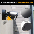 LUTEC 6222B 3500 Lumen 32 Watt 28 LED Dual-Head Floodlight Outdoor, Full Metal - Image 4