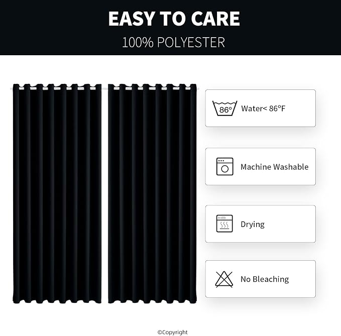 Waterproof Outdoor Curtain W105 x L95 - Image 6