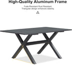 PURPLE LEAF 5 Pieces Patio Dining Set - Image 6