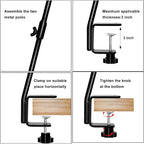 FEED GARDEN 2 Pack 29 Inch Adjustable Deck Hook, Solid Steel Deck Hangers - Image 4