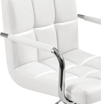 Yaheetech Bar Stools Set of 3, PU Leather Adjustable Barstools - Image 9
